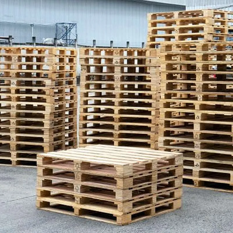 Different types of 4-way wooden pallets