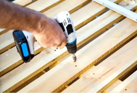 Durable heat-treated wooden pallets stacked securely and prepared for international export